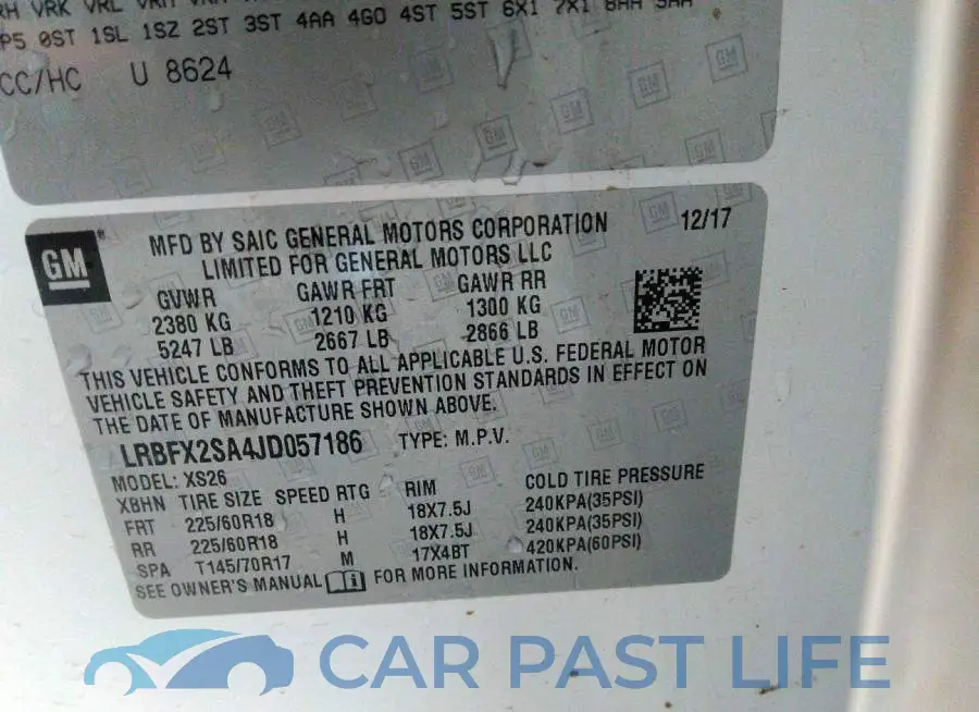 LRBFX2SA4JD057186# 9