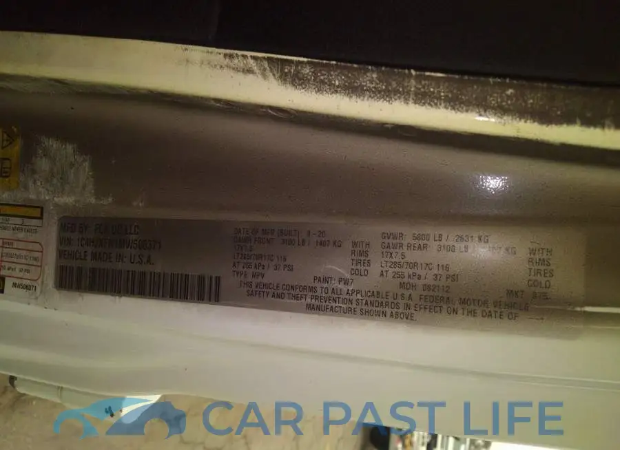 1C4HJXFN1MW506371# 9