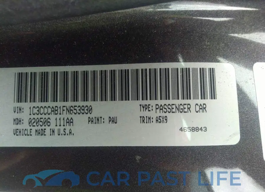 1C3CCCAB1FN653930# 9