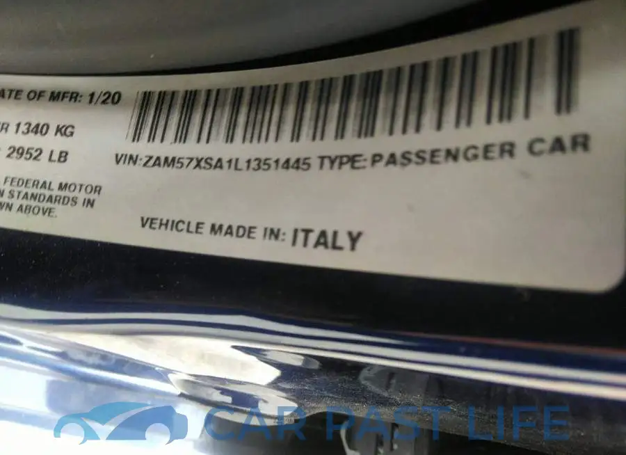 ZAM57XSA1L1351445# 9