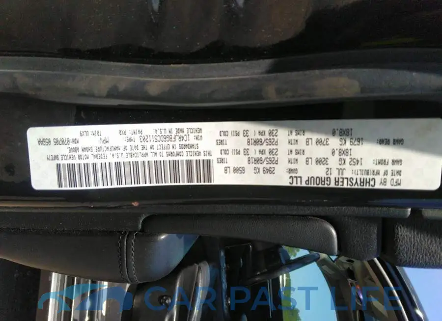 1C4RJFBG6DC511203# 9