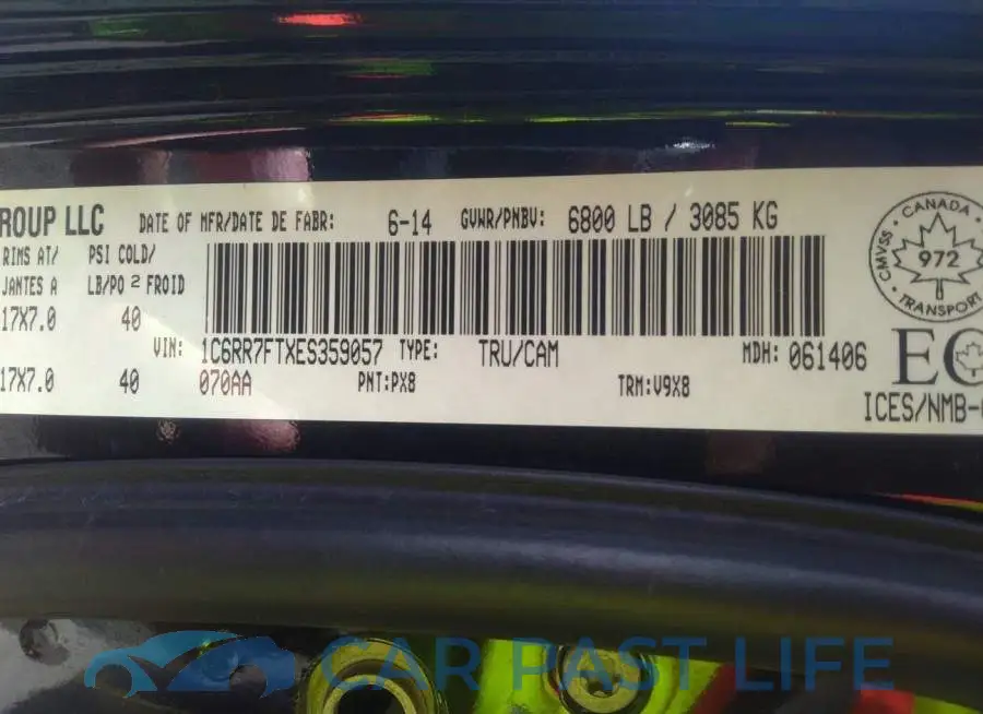 1C6RR7FTXES359057# 9