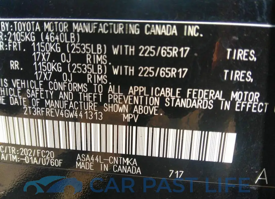 2T3RFREV4GW441313# 9