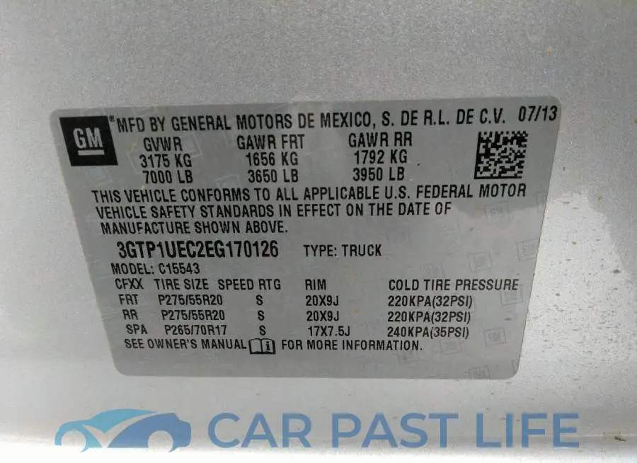 3GTP1UEC2EG170126# 9