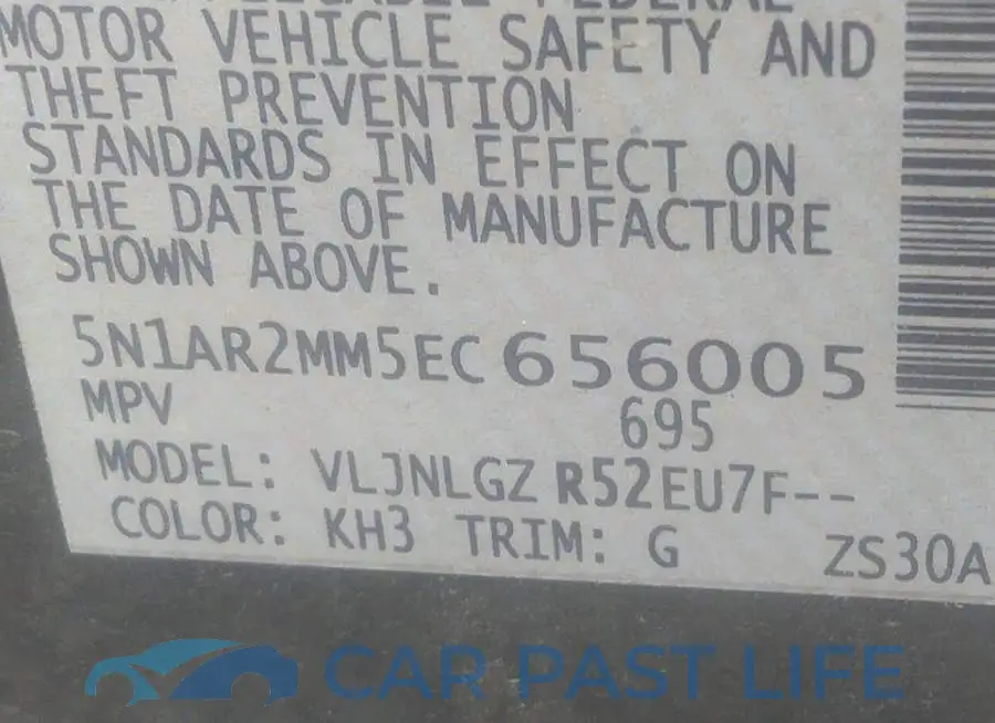5N1AR2MM5EC656005# 9