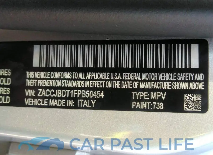 ZACCJBDT1FPB50454# 9