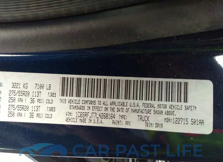 1C6SRFJT7LN268164# 9
