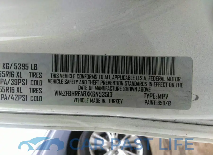 ZFBHRFABXK6N53513# 9