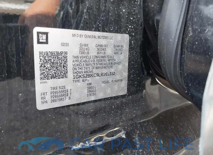 1GKS2BKC9LR261332# 9