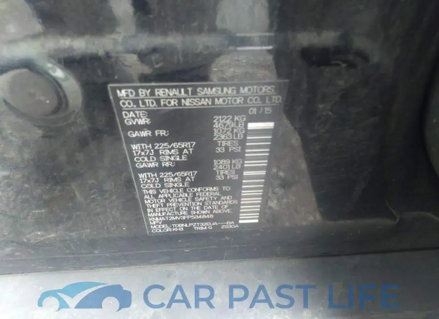 KNMAT2MV3FP534848# 9