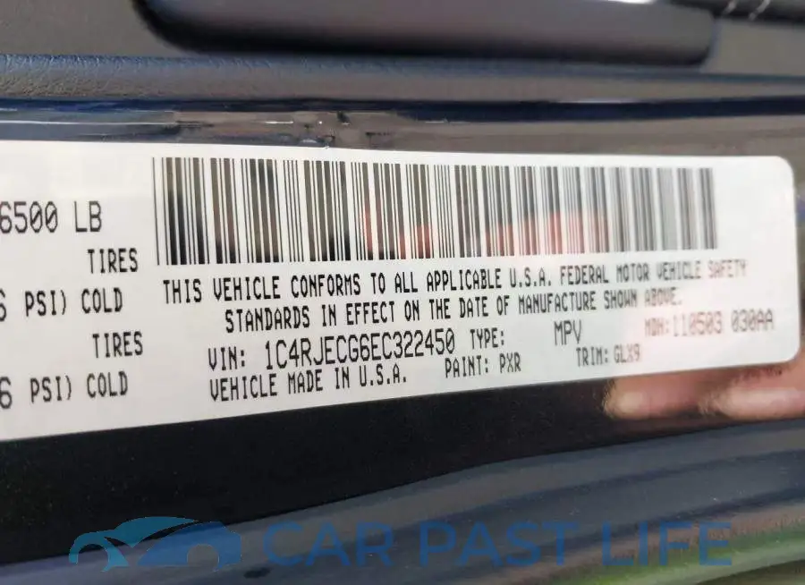 1C4RJECG6EC322450# 9