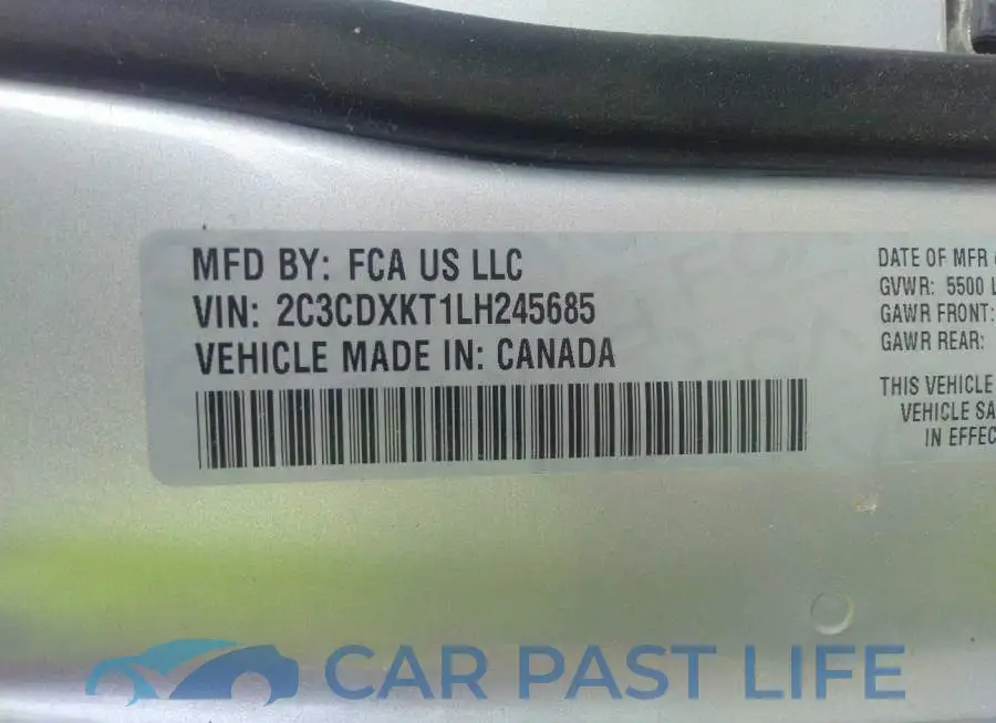 2C3CDXKT1LH245685# 9