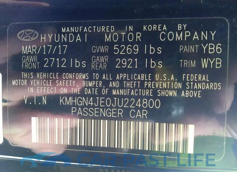 KMHGN4JE0JU224800# 9