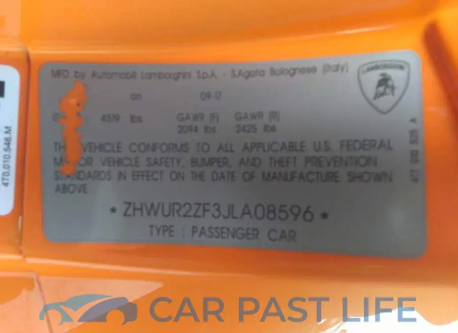 ZHWUR2ZF3JLA08596# 9