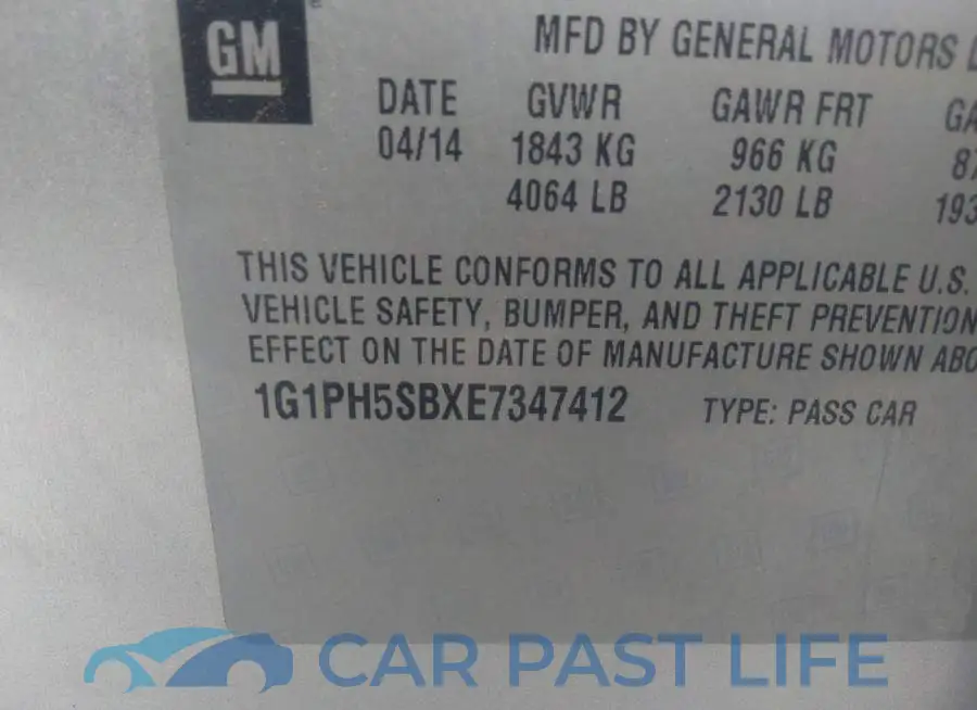 1G1PH5SBXE7347412# 9