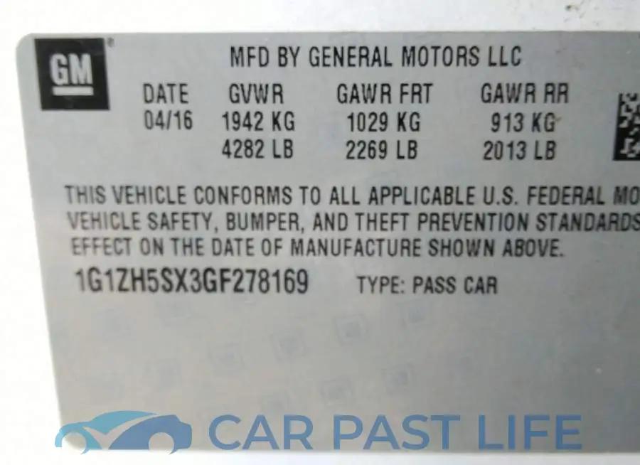 1G1ZH5SX3GF278169# 9