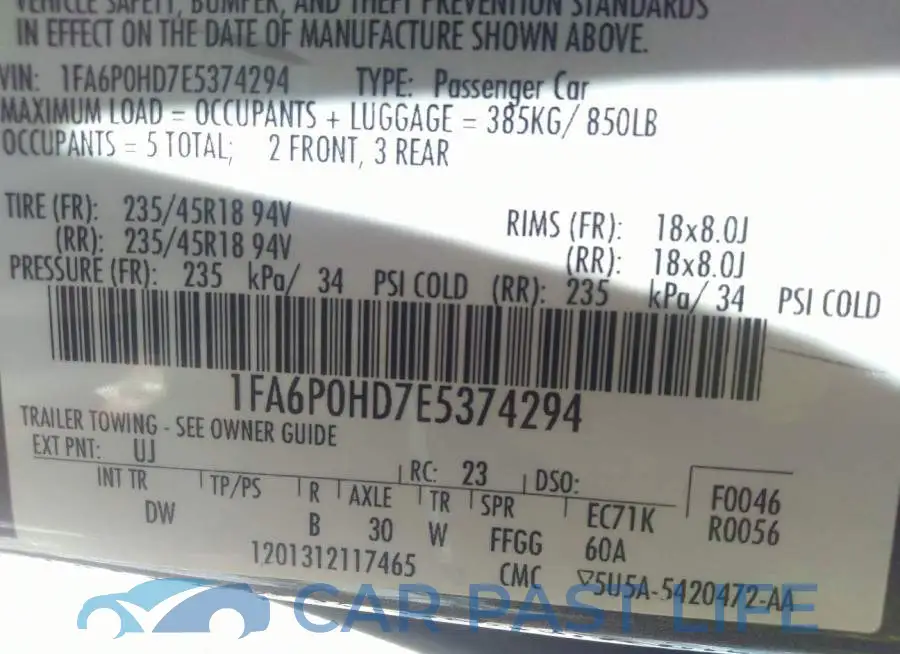 1FA6P0HD7E5374294# 9