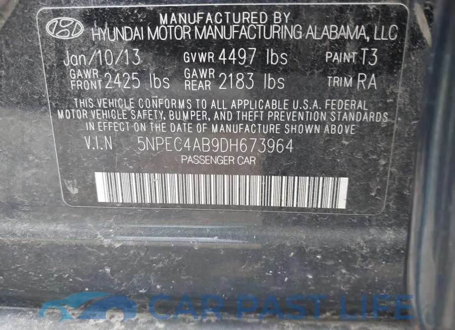 5NPEC4AB9DH673964# 9