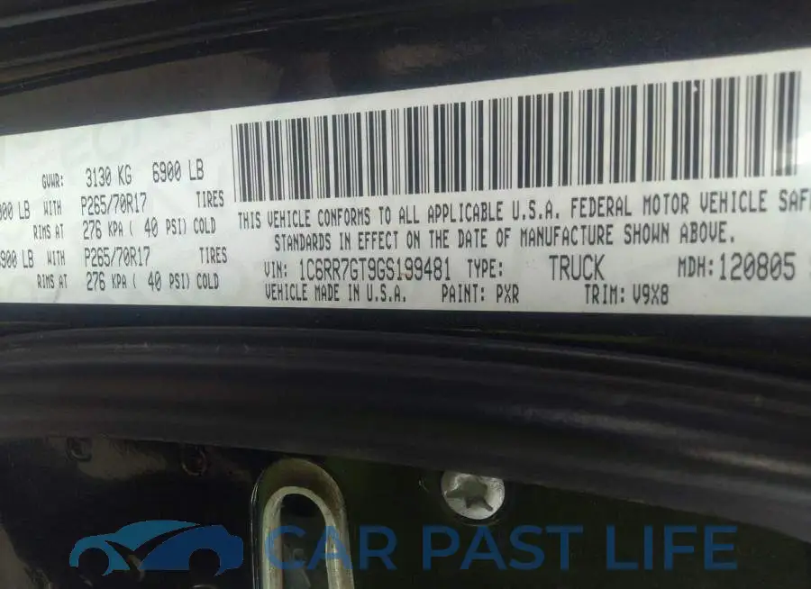 1C6RR7GT9GS199481# 9