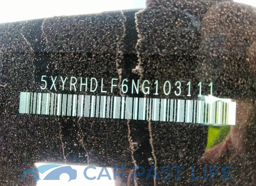 5XYRHDLF6NG103111# 9