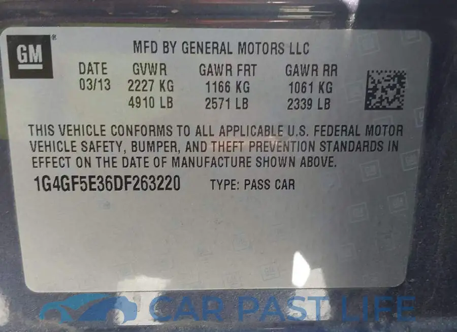 1G4GF5E36DF263220# 9
