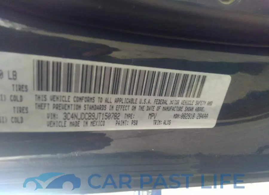 3C4NJDCB9JT150782# 9