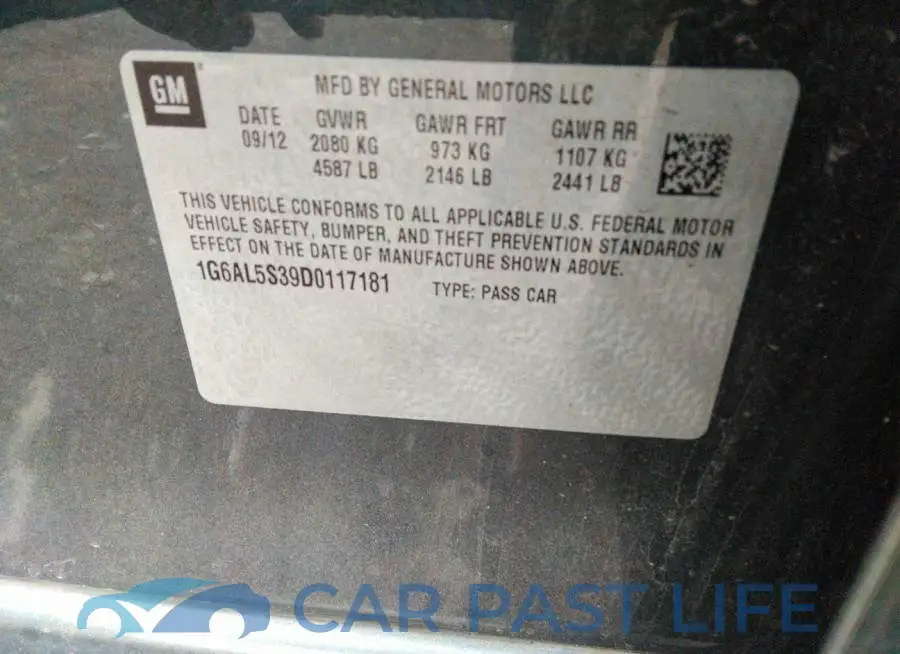 1G6AL5S39D0117181# 9