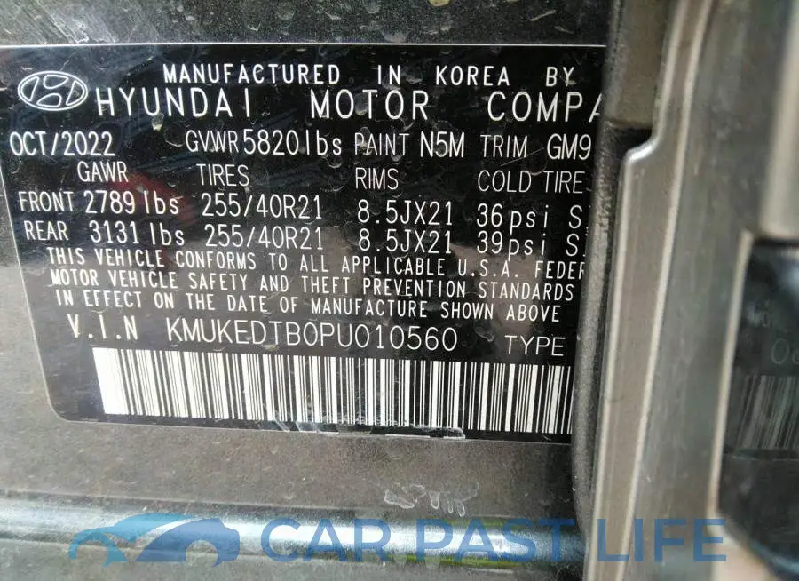 KMUKEDTB0PU010560# 8