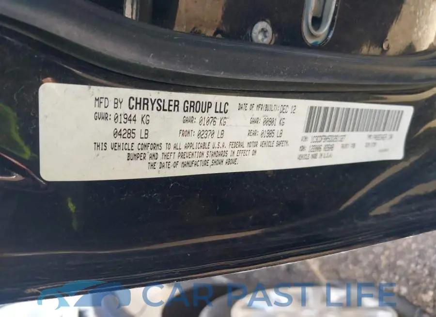 1C3CDFBH5DD261327# 9