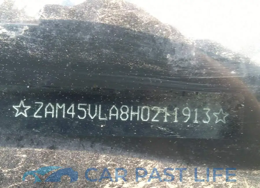 ZAM45VLA8H0211913# 9
