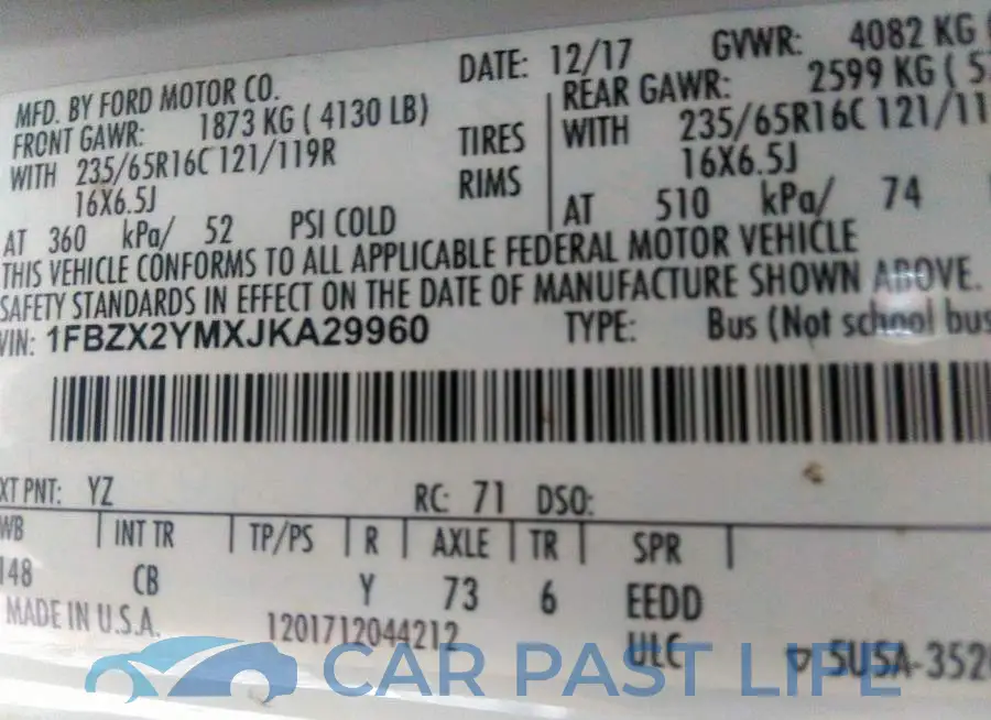 1FBZX2YMXJKA29960# 9