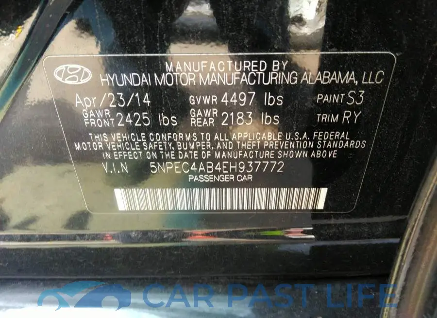 5NPEC4AB4EH937772# 9