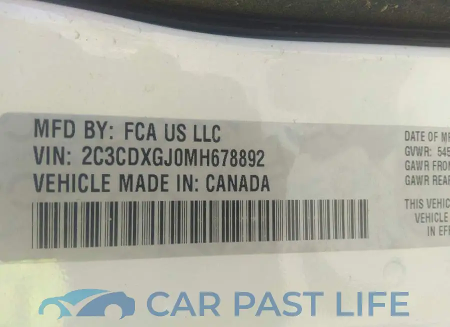 2C3CDXGJ0MH678892# 9