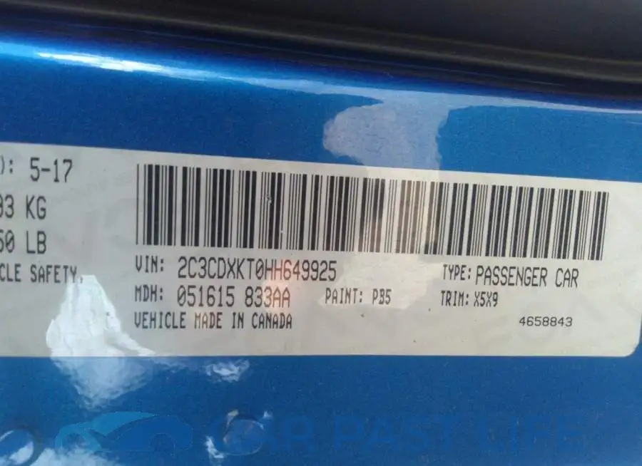 2C3CDXKT0HH649925# 9