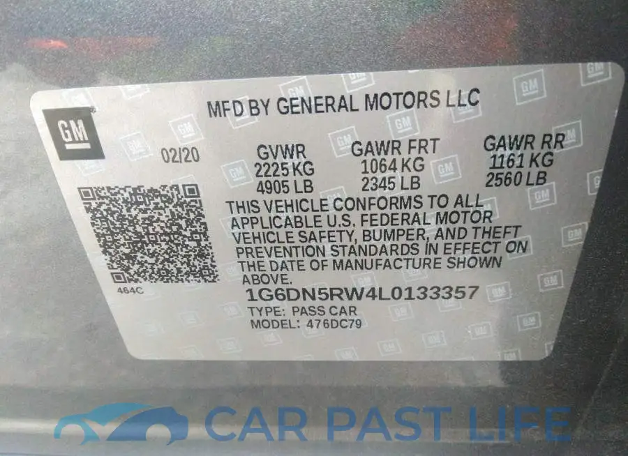 1G6DN5RW4L0133357# 9