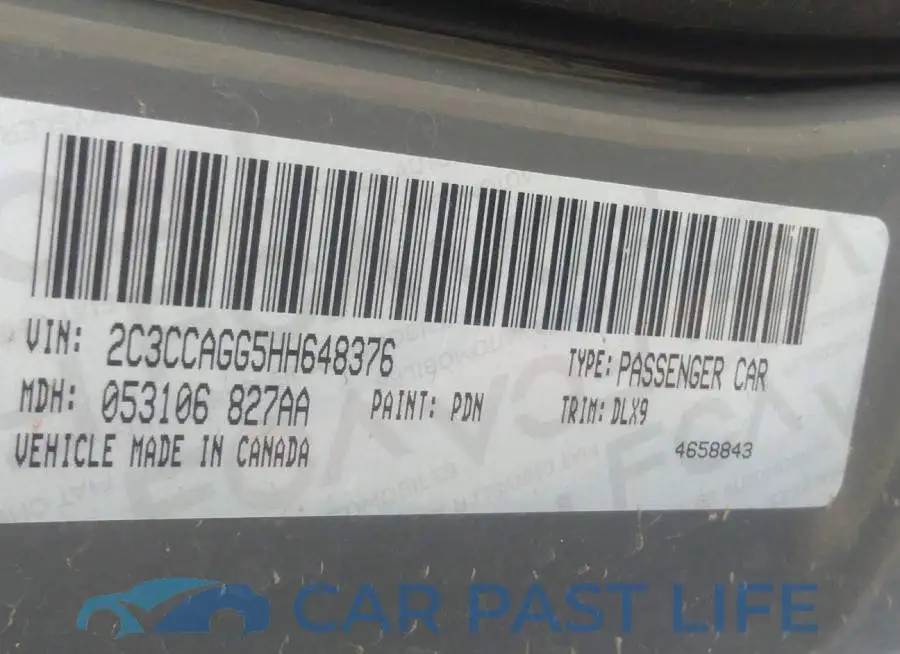 2C3CCAGG5HH648376# 9