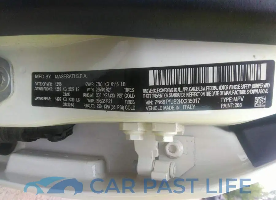 ZN661YUS2HX235017# 9