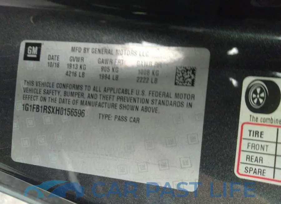 1G1FB1RSXH0156596# 9