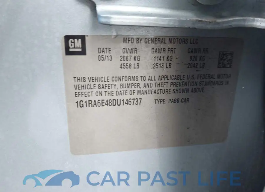 1G1RA6E48DU146737# 9