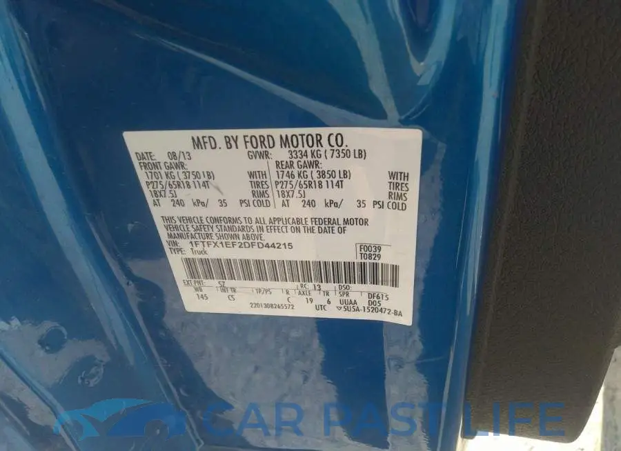 1FTFX1EF2DFD44215# 9