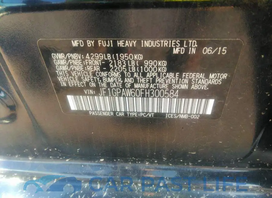 JF1GPAW60FH300584# 9