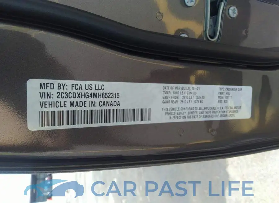 2C3CDXHG4MH652315# 9
