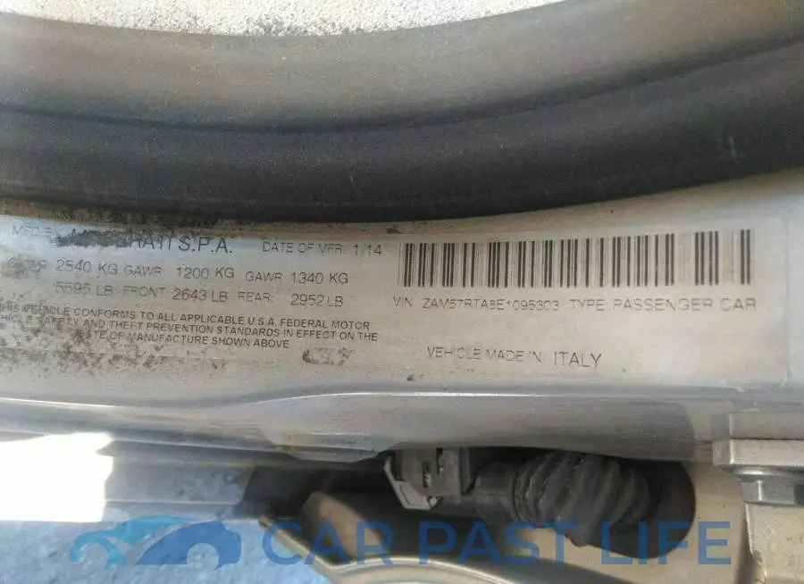 ZAM57RTA8E1095303# 9