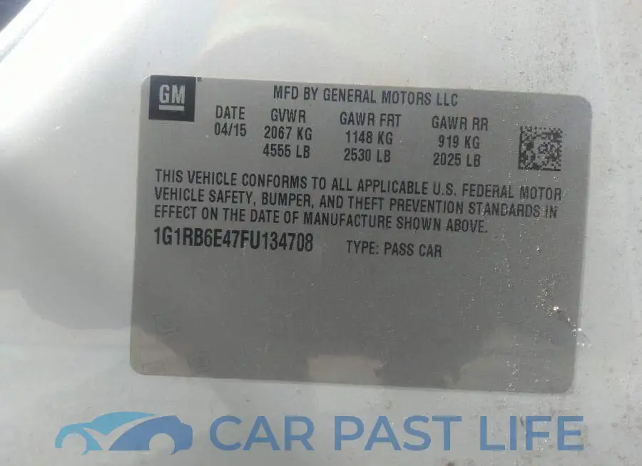 1G1RB6E47FU134708# 9