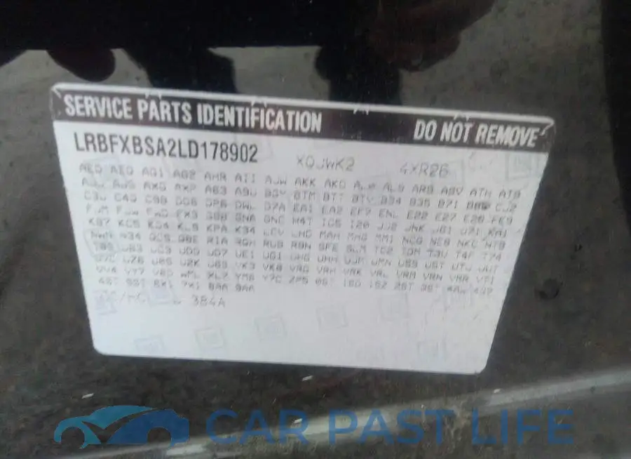 LRBFXBSA2LD178902# 9