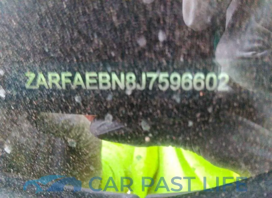 ZARFAEBN8J7596602# 9