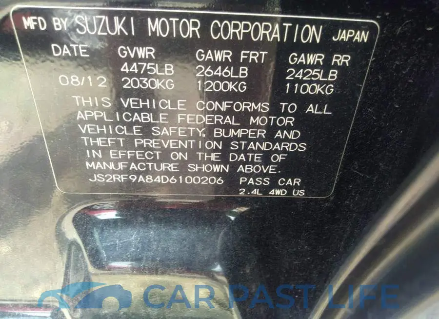 JS2RF9A84D6100206# 9