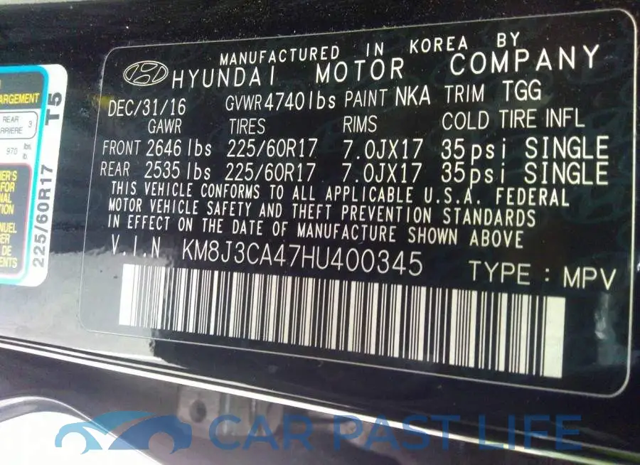 KM8J3CA47HU400345# 9