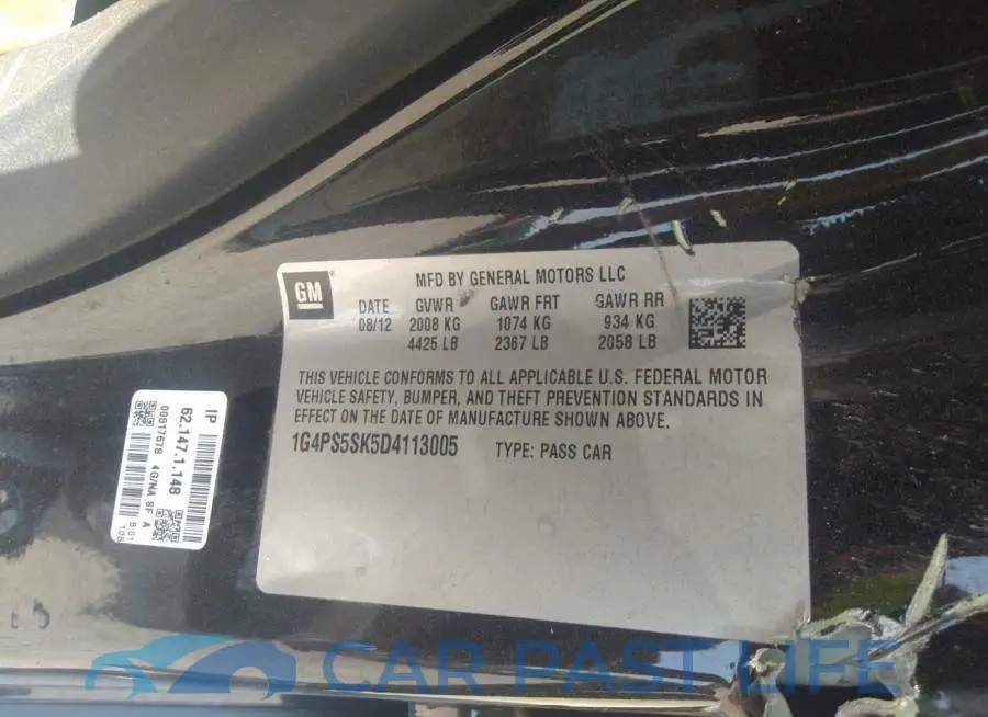 1G4PS5SK5D4113005# 9