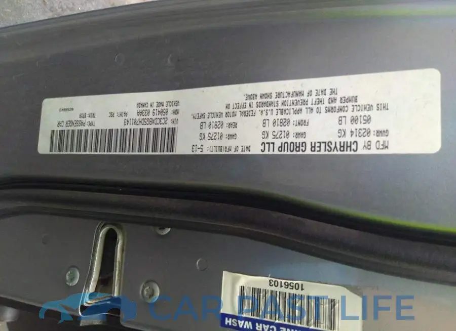 2C3CDXBG5DH701143# 9